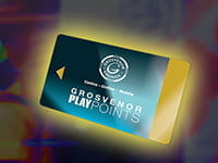 Play points card at Grosvenor casino