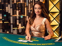 A live dealer in an online casino
