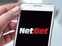 A NetBet app on a smartphone
