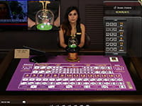 Sic-Bo live casino game